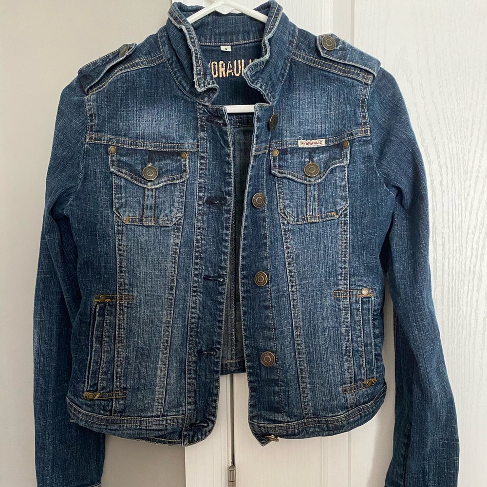 hydraulic denim jacket